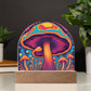 Magic Mushroom Acrylic Dome Sign 1