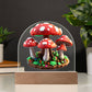 Stained Glass Magic Mushroom Acrylic Dome Sign 4