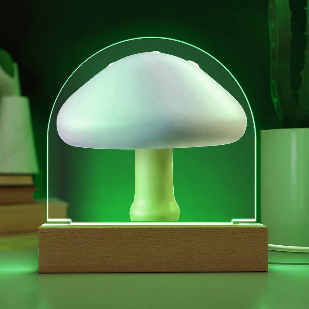 Magic Mushroom Acrylic Dome Sign 2