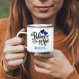 Police-Wife White Camping Mug