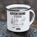 Adventuring Together White Camping Mug