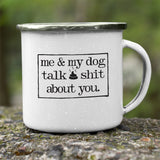 Me And My Dog White Camping Mug