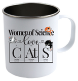 Science Of Cats White Camping Mug