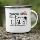 Science Of Cats White Camping Mug