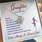 Military Daughter Gift - You Are Never Alone