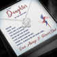 Military Daughter Gift - You Are Never Alone