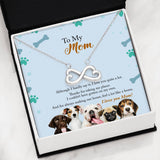 PUPPY LOVE FOR MOM ~ EVERLASTING LOVE NECKLACE