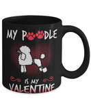 Valentine's Day Poodle Coffee Mug