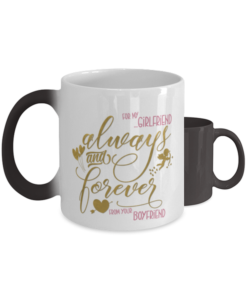 Valentine's Day Girlfriend Color Changing Coffee Mug